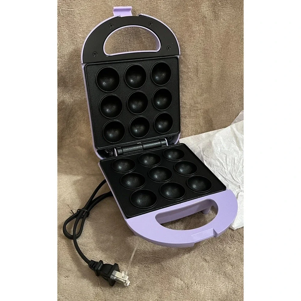 🍭Babycakes Mini's CPM-20 Mini Cake Pop Maker~ Purple Dessert Sweets Treats NEW